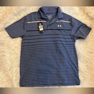 Cornflower blue Under Armour polo
